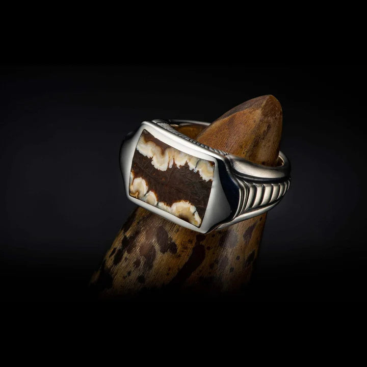 WILLIAM HENRY SLEEK MAMMOTH TOOTH RING- SIZE 10