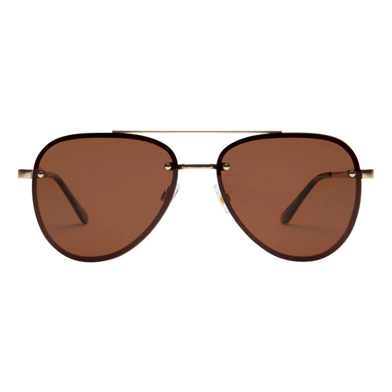 I-SEA River GOLD / BROWN POLARIZED LENS SUNGLASSES