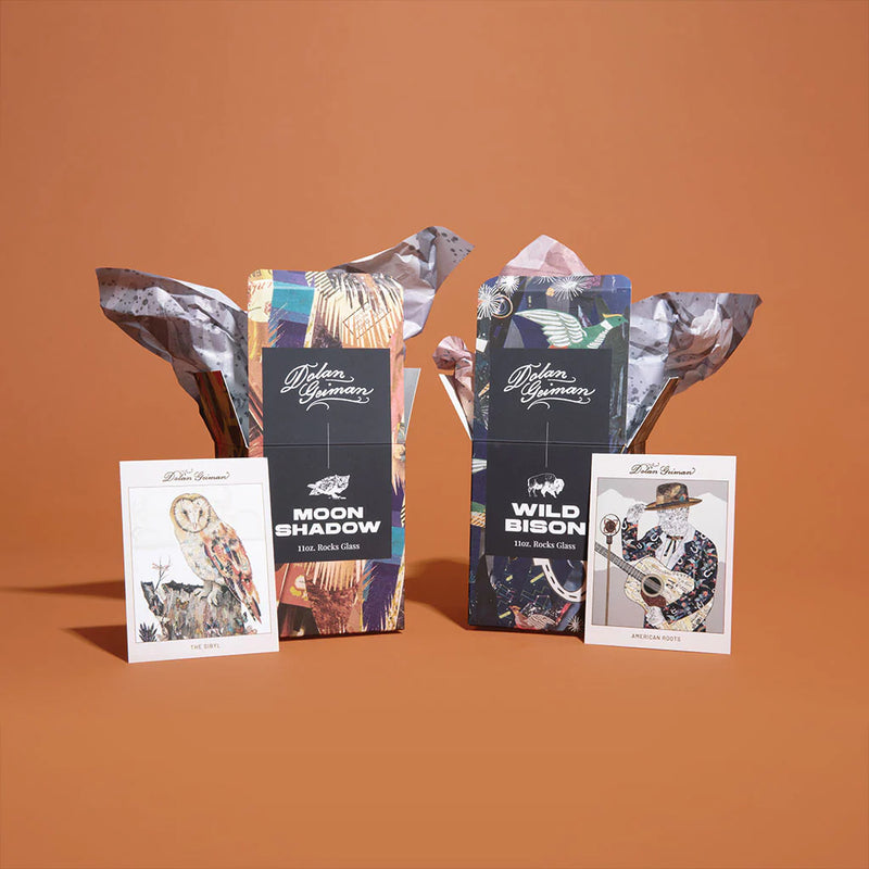 DOLAN GEIMAN ROCKS OWL MOONSHADOW GLASS
