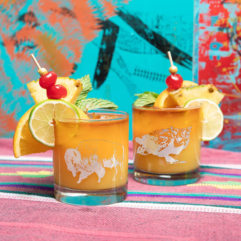 DOLAN GEIMAN ROCKS WILD BISON GLASS