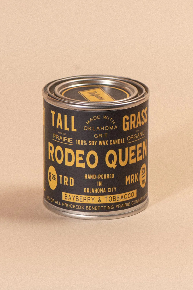 Tallgrass Supply Co. Rodeo Queen: Bayberry + Tobacco Soy Wax Candle