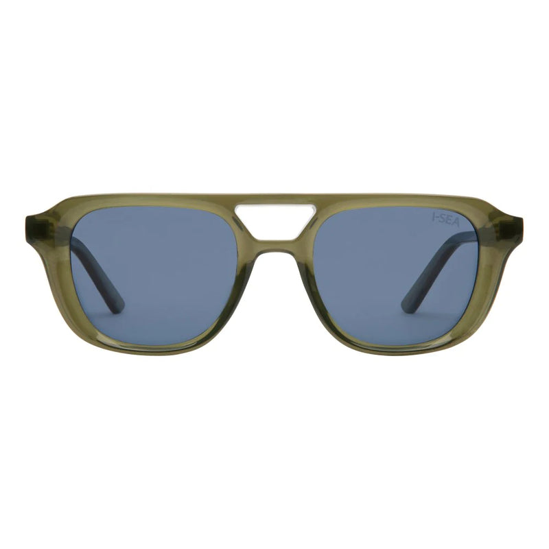 OLIVE FRAME WITH NAVY LENSE SUNGLASSES