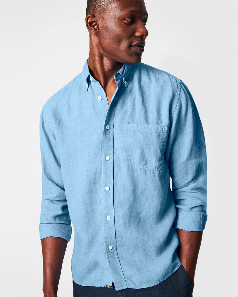 Billy Reid Tuscumbia linen shirt button down