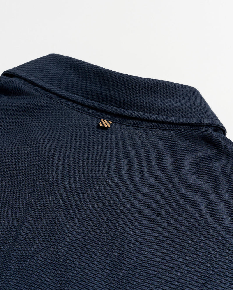 NAVY BLUE POLO WITH POCKET