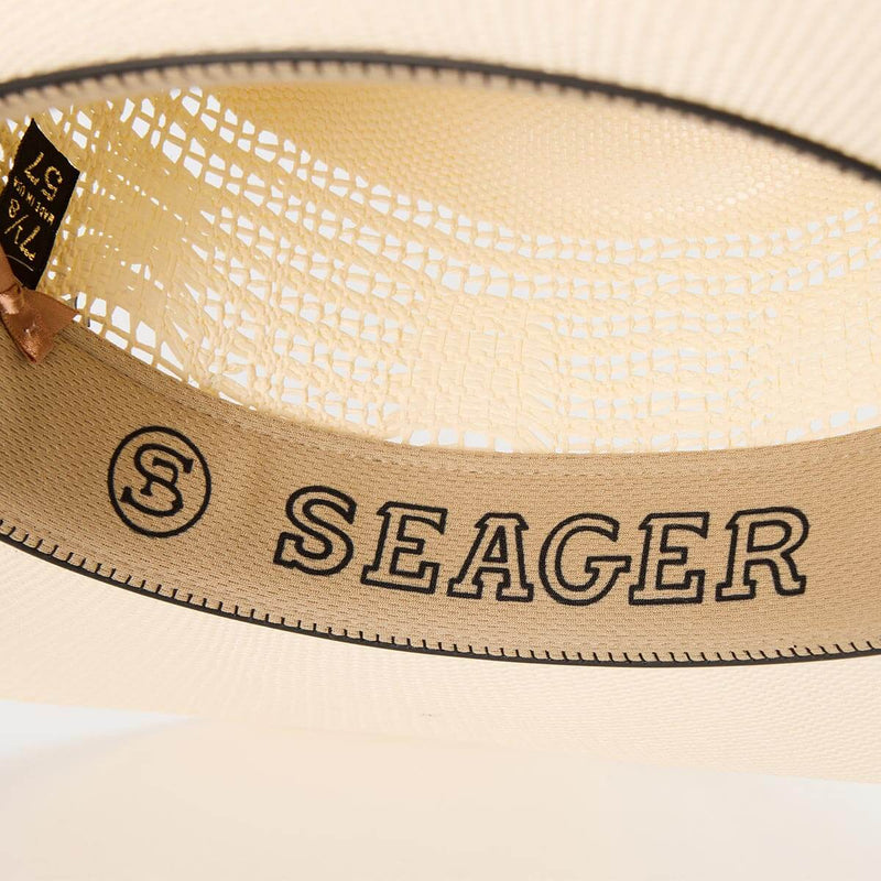 Seager Freehand Straw Hat Ivory