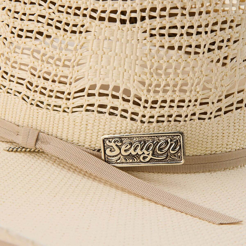Seager Freehand Straw Hat Ivory