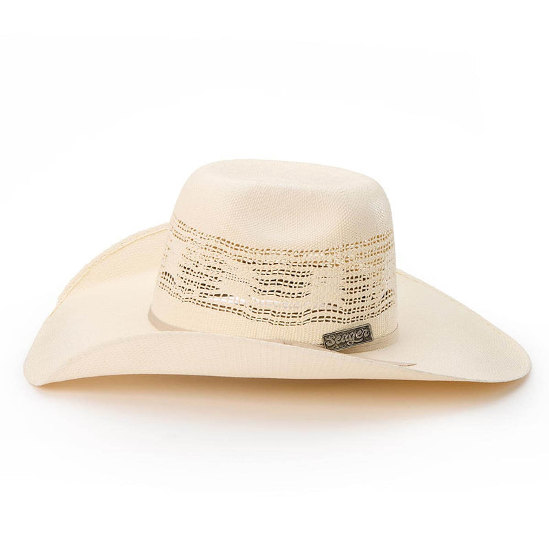 Seager Freehand Straw Hat Ivory