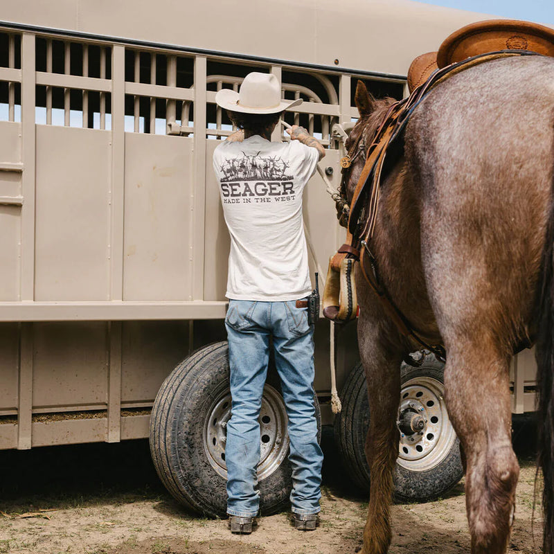 Seager Herd Tee Vintage White