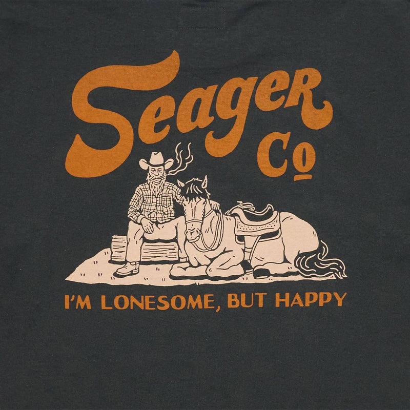 Seager Lonesome Tee Vintage Black