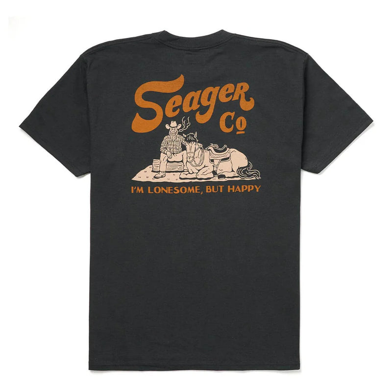 Seager Lonesome Tee Vintage Black