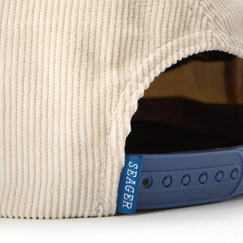 Seager Los Rios Corduroy Snapback Cream/Blue