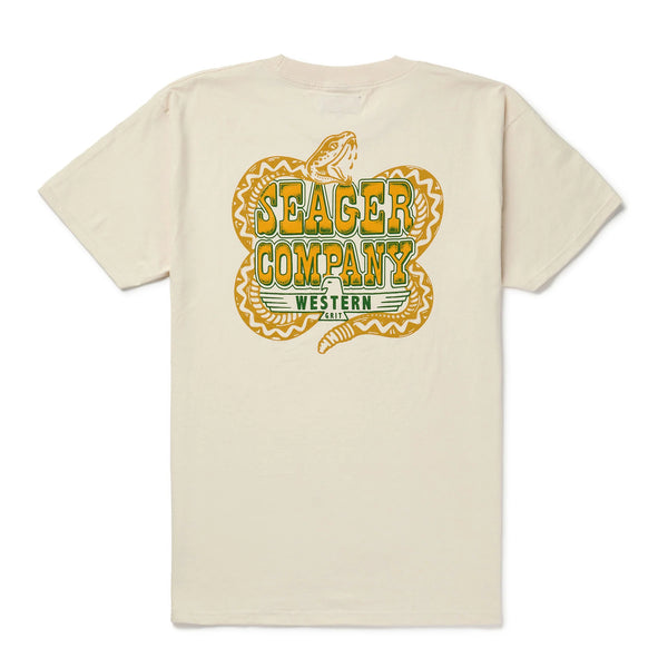 Seager Rattler Tee Vintage White