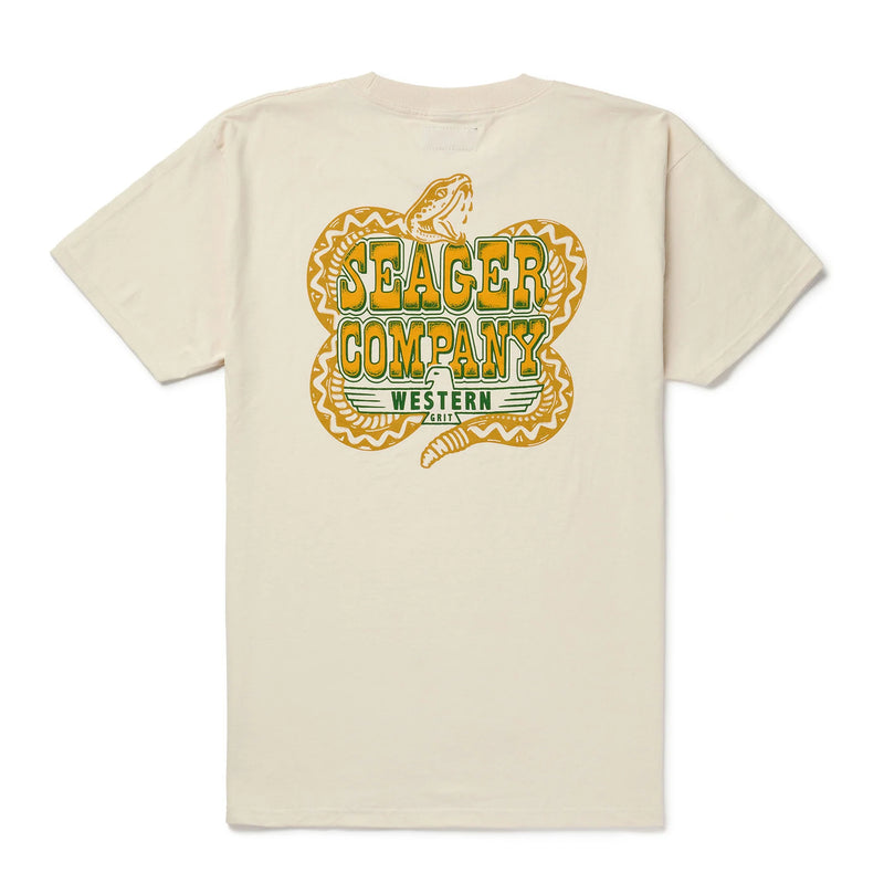 Seager Rattler Tee Vintage White