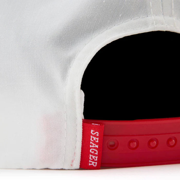 Seager x Waylon Jennings Country Snapback Red/White