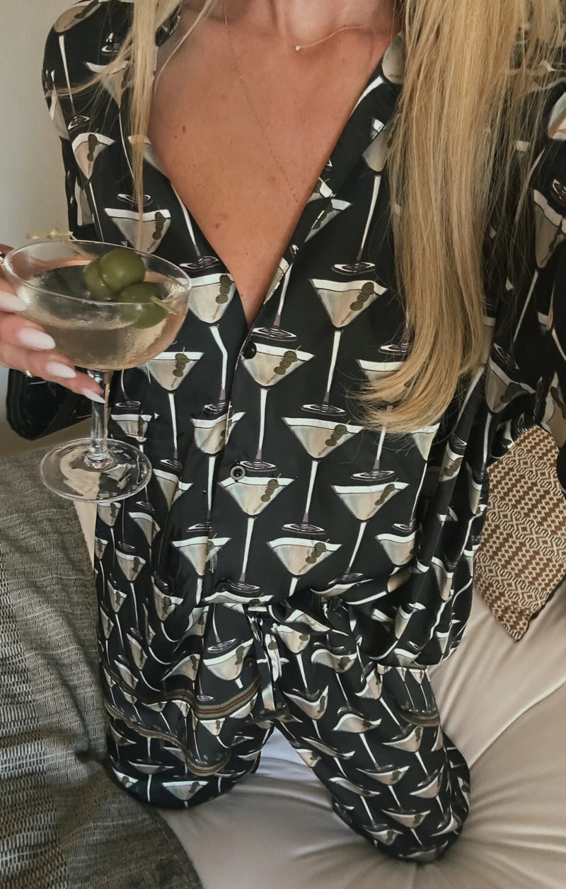 Show Me Your Mumu Overslept Martini PJ Set