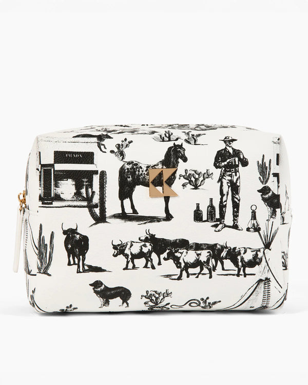 Katie Kime The Classic Accessory Bag in Marfa Toile