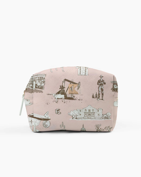 Katie Kime The Classic Accessory Bag Texas Toile