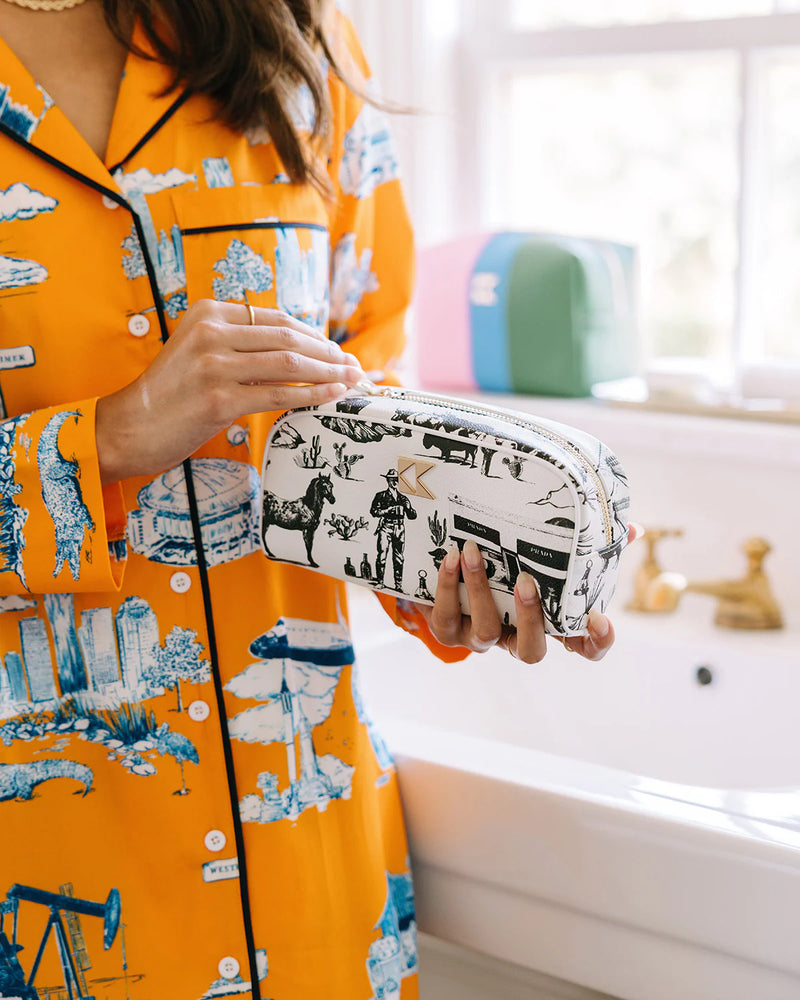 Katie Kime The Petite Accessory Bag in Marfa Toile