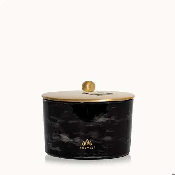 THYMES Noir Woods Large Poured Candle, 3-Wick