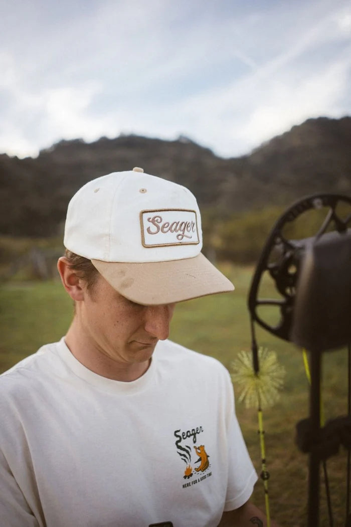 Seager Uncle Bill Snapback Cream/Khaki