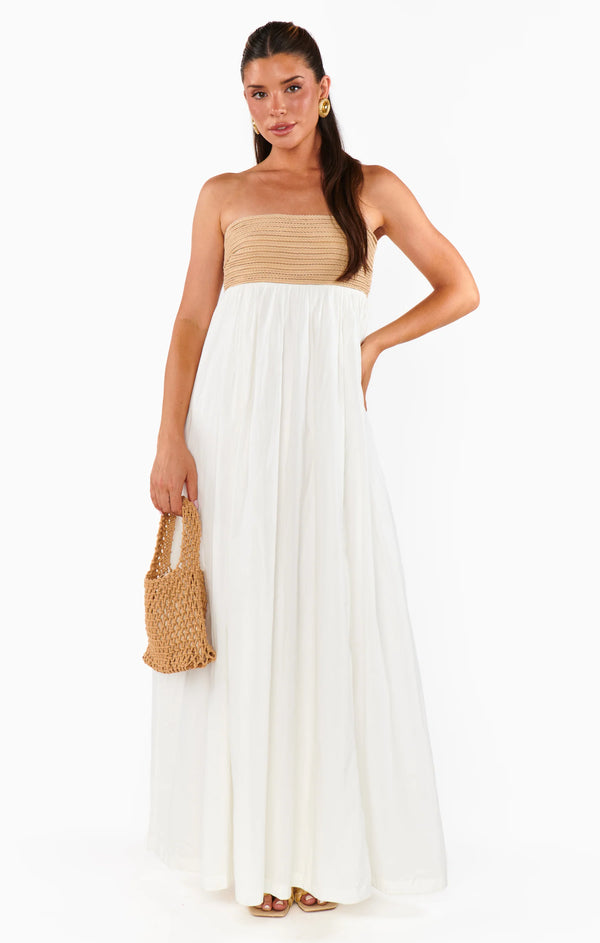 Show Me Your Mumu Dockside Maxi Dress White Viole