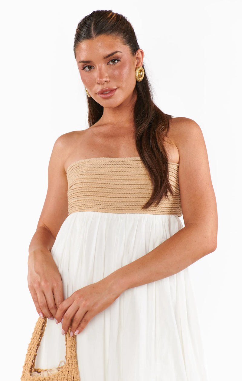 Show Me Your Mumu Dockside Maxi Dress White Viole