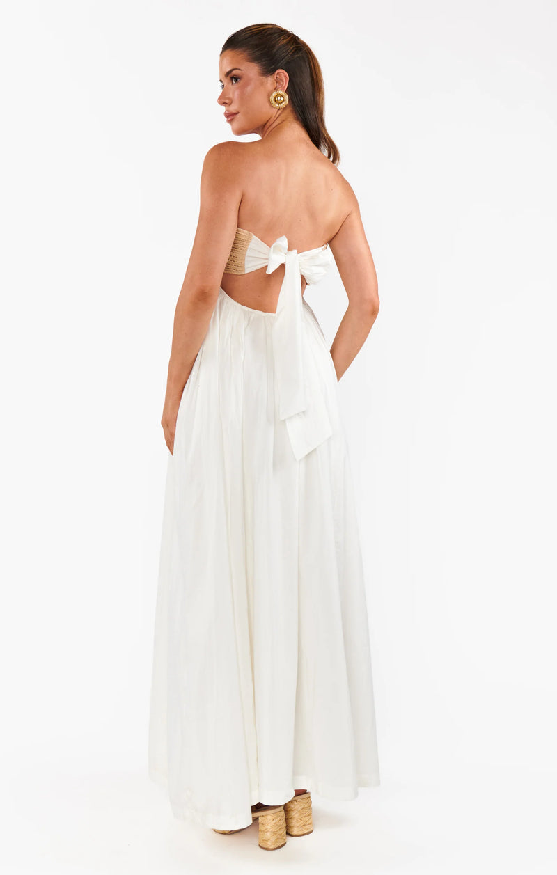 Show Me Your Mumu Dockside Maxi Dress White Viole