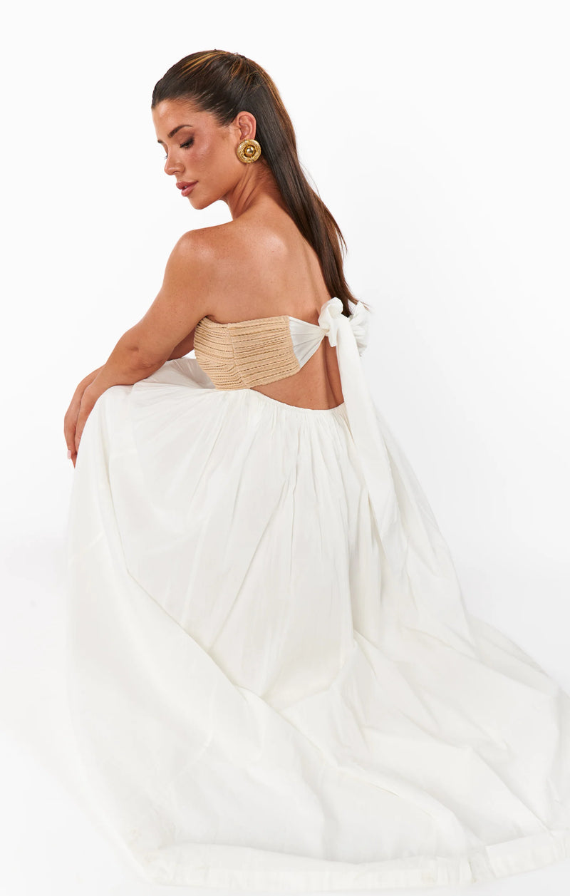 Show Me Your Mumu Dockside Maxi Dress White Viole