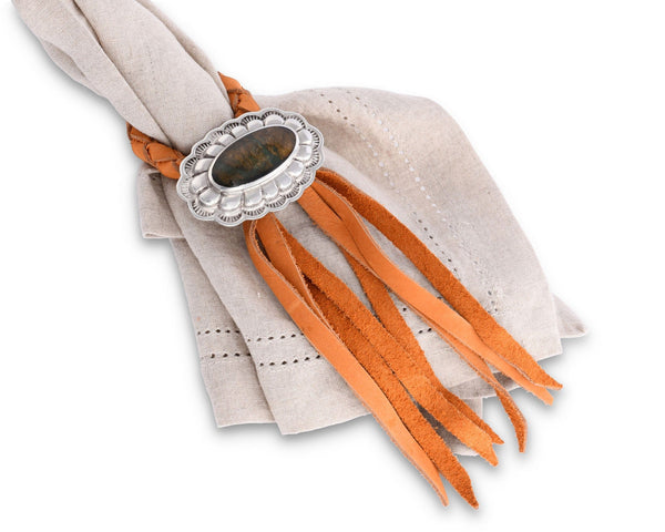 VAGABOND HOUSE Concho Leather Napkin Ring