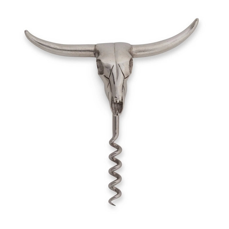 Vagabond Pewter Cow Skull Wine Pull – Maverick Fine Western Wear