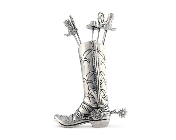 Vagabond House Western Boot Cheese Pick Set