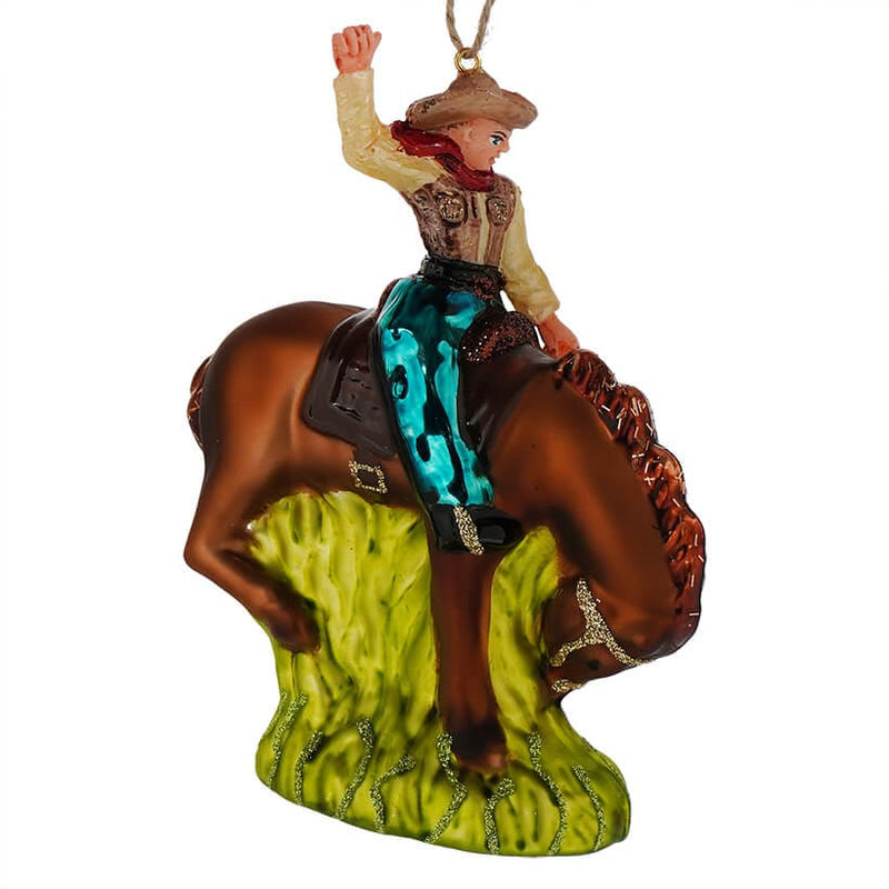 VINTAGE COWBOY CHRISTMAS ORNAMENT