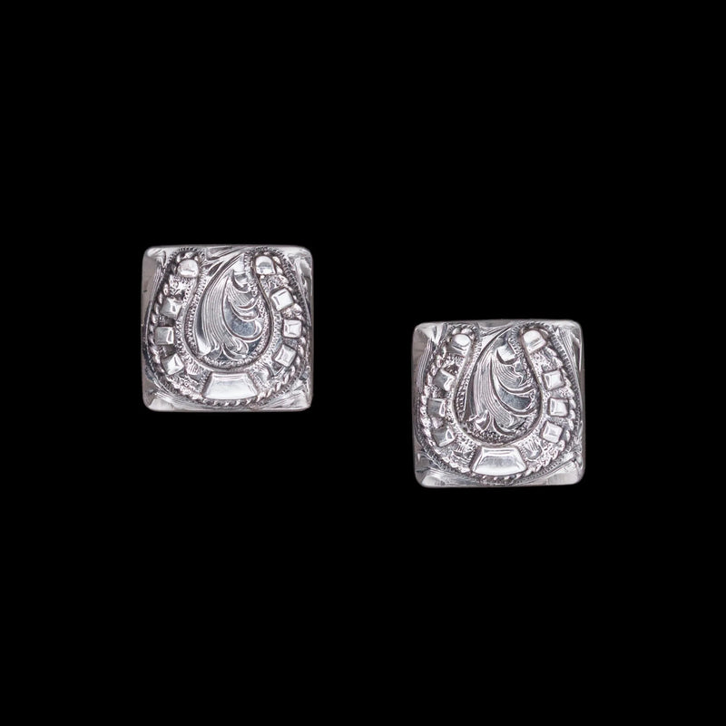 Vogt Square Horseshoe Cuff Links