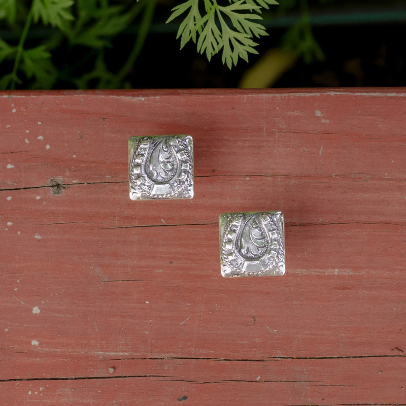 Vogt Square Horseshoe Cuff Links