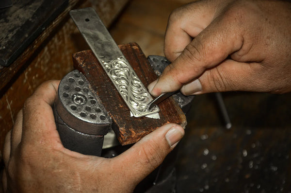 Vogt Fully Hand Engraved Money Clip