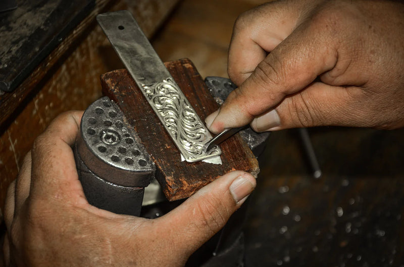 Vogt Fully Hand Engraved Money Clip
