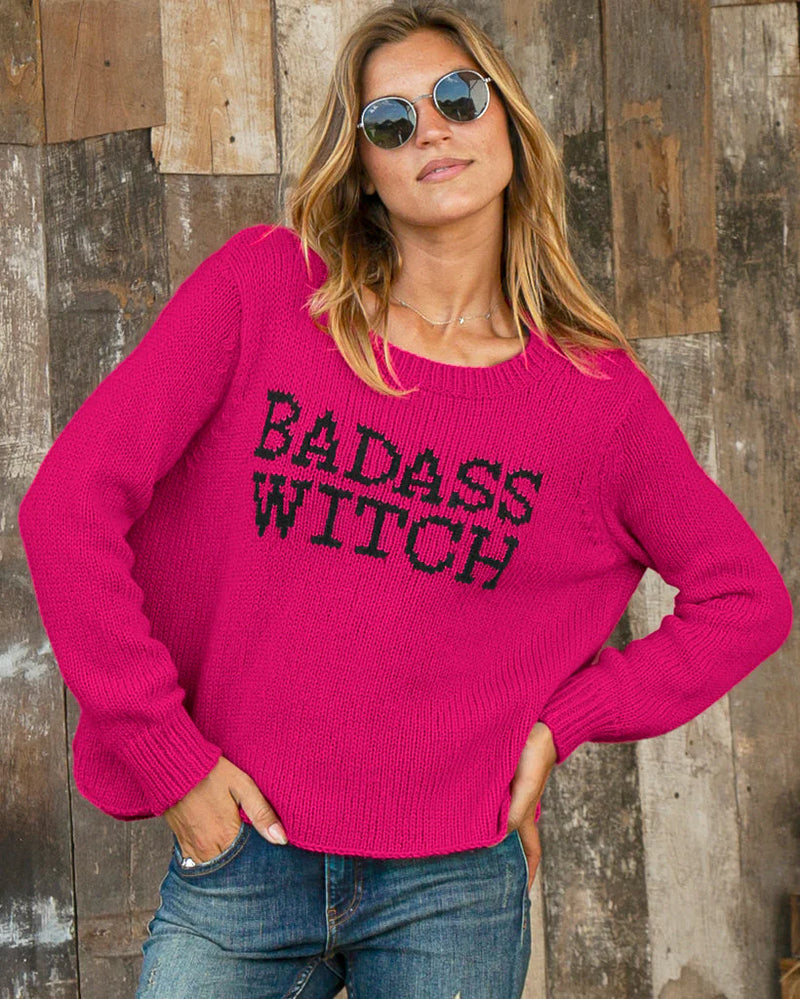 WOODEN SHIPS BADASS WITCH COTTON SWEATER