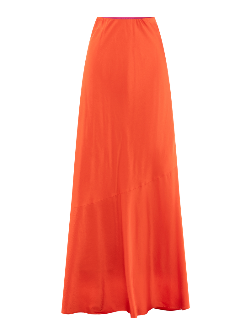 Emily McCarthy Bias Silk Cotton Skirt