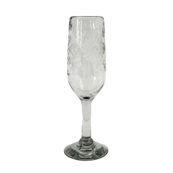ROSE ANN HALL CONDESSA CHAMPAGNE FLUTE- CRYSTAL