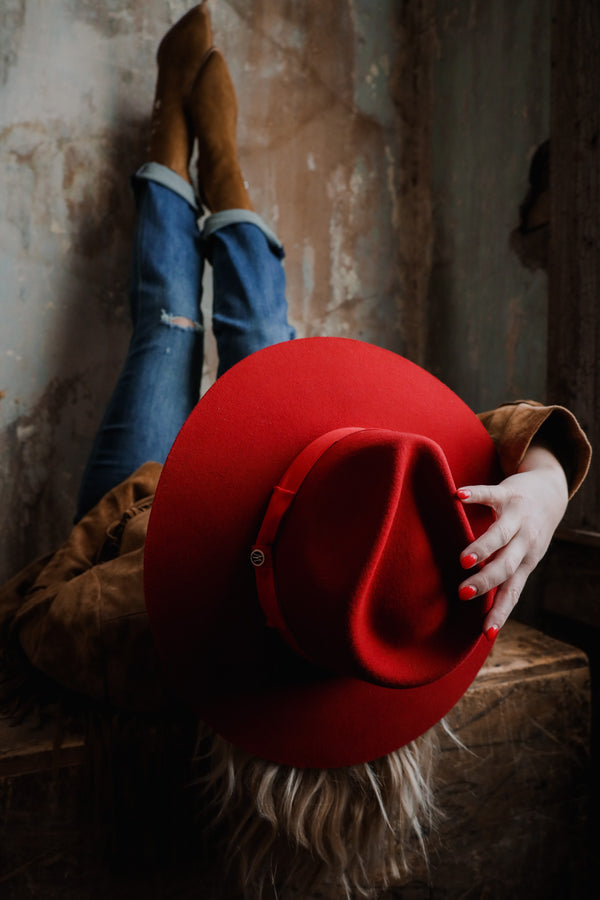 MY WAY HAT- RED