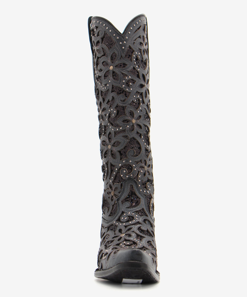 Corral Women's Glitter and Glam Boot in Black