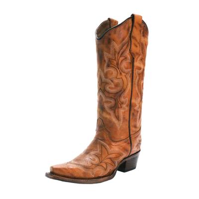 CIRCLE G BY CORRAL WOMEN'S TAN EMBROIDERED BOOT