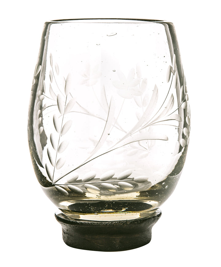 JAN BARBOGLIO PEPITA RED WINE CLEAR GLASS