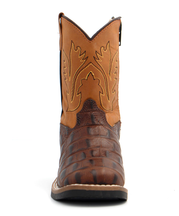 Old West Toddler Gator Print Boot