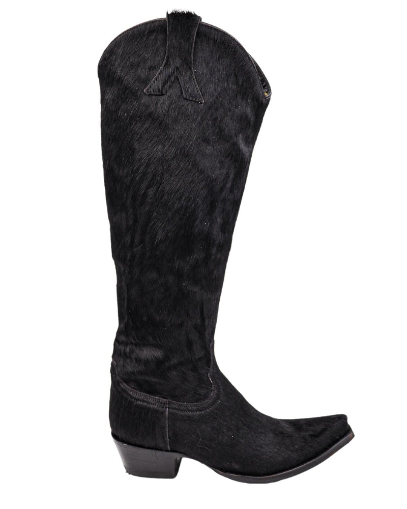 OLD GRINGO WOMEN'S MAYRA HAIR ON HIDE BLACK RELAXED BOOT