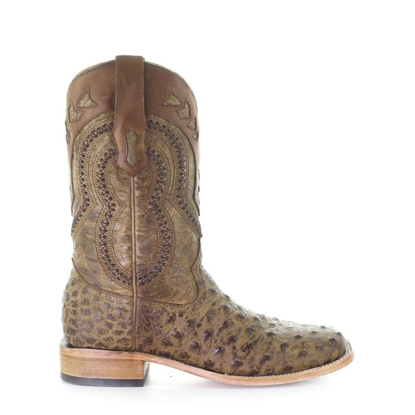 CORRAL MEN'S OSTRICH & EMBROIDERY BOOT