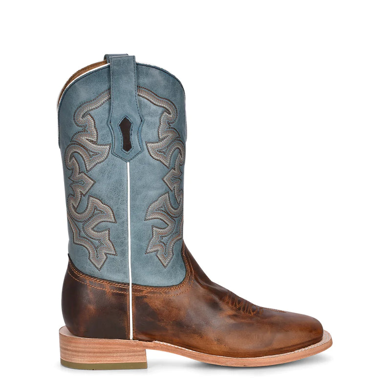 CORRAL MEN'S HONEY AND BLUE BOOT