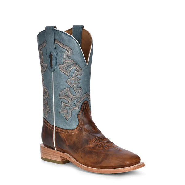 CORRAL MEN'S HONEY AND BLUE BOOT