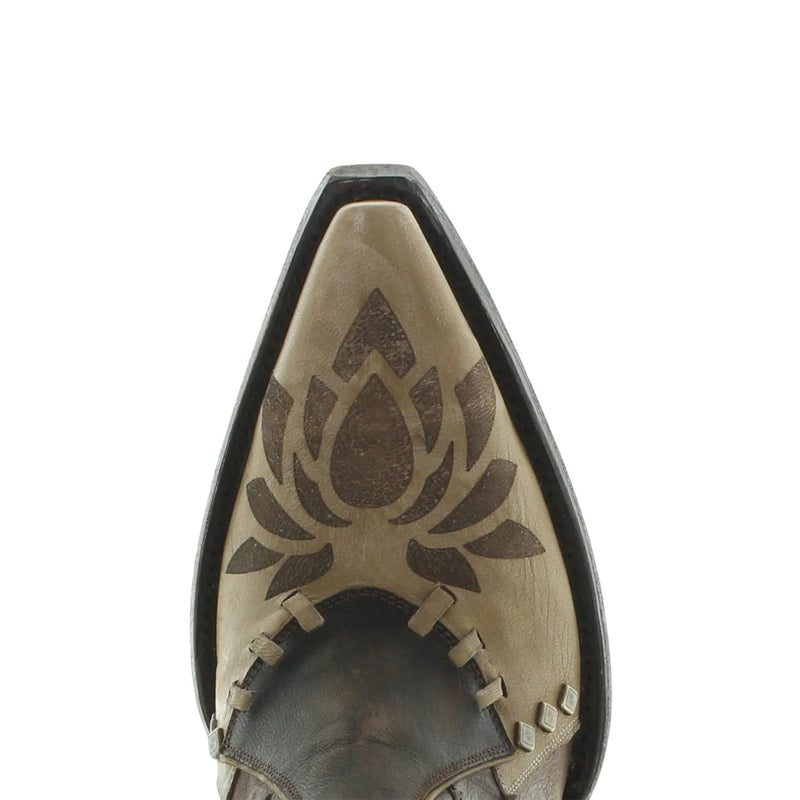 OLD GRINGO WOMEN'S MEXCAL BOOTIE heel detail close up