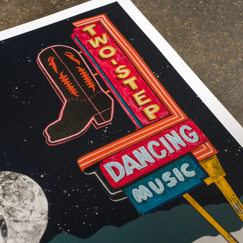 DOLAN GEIMAN BOURBON & BOOTS 16X20 PRINT